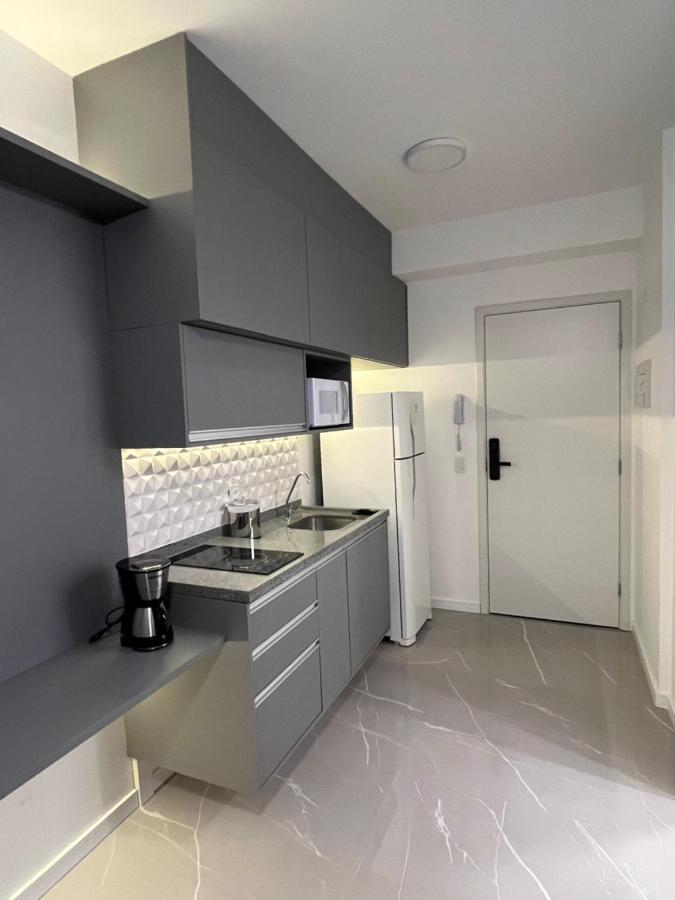 Gray One - Apto Novo, Moderno, Varanda, Poucos Passos Da Estacao Luz São Paulo Exterior foto